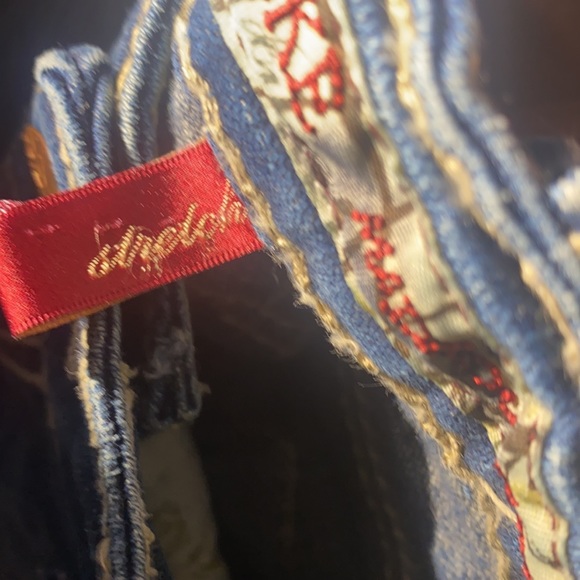 BKE Madison women’s skinny stretch 25x35 1/2 dark blue jeans denim - Picture 4 of 7